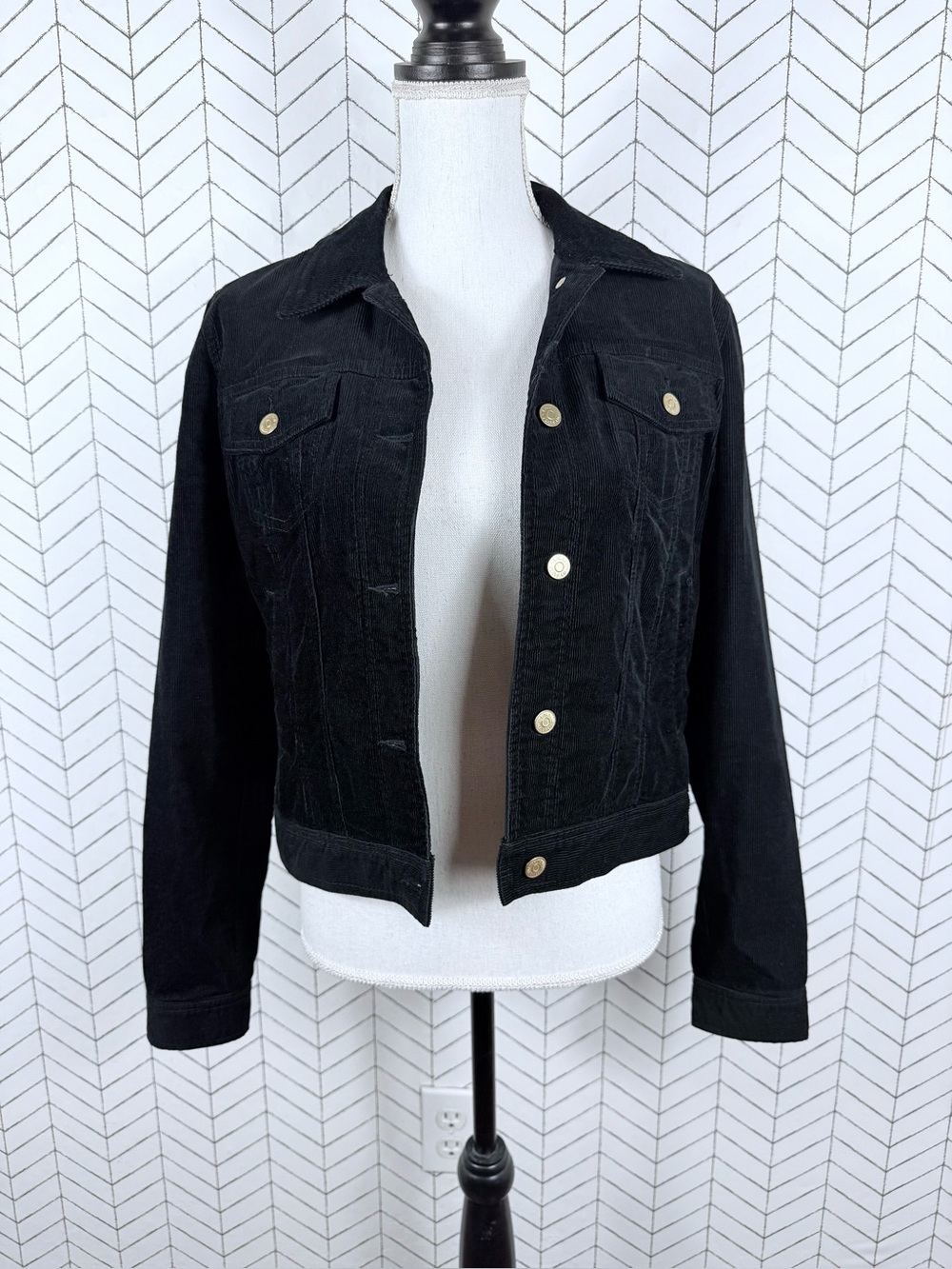 Ralph Lauren Corduroy Black Jacket